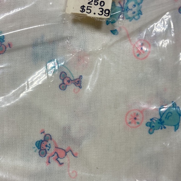 NWT vintage curity knit crib sheet gender neutral unisex - Picture 3 of 6